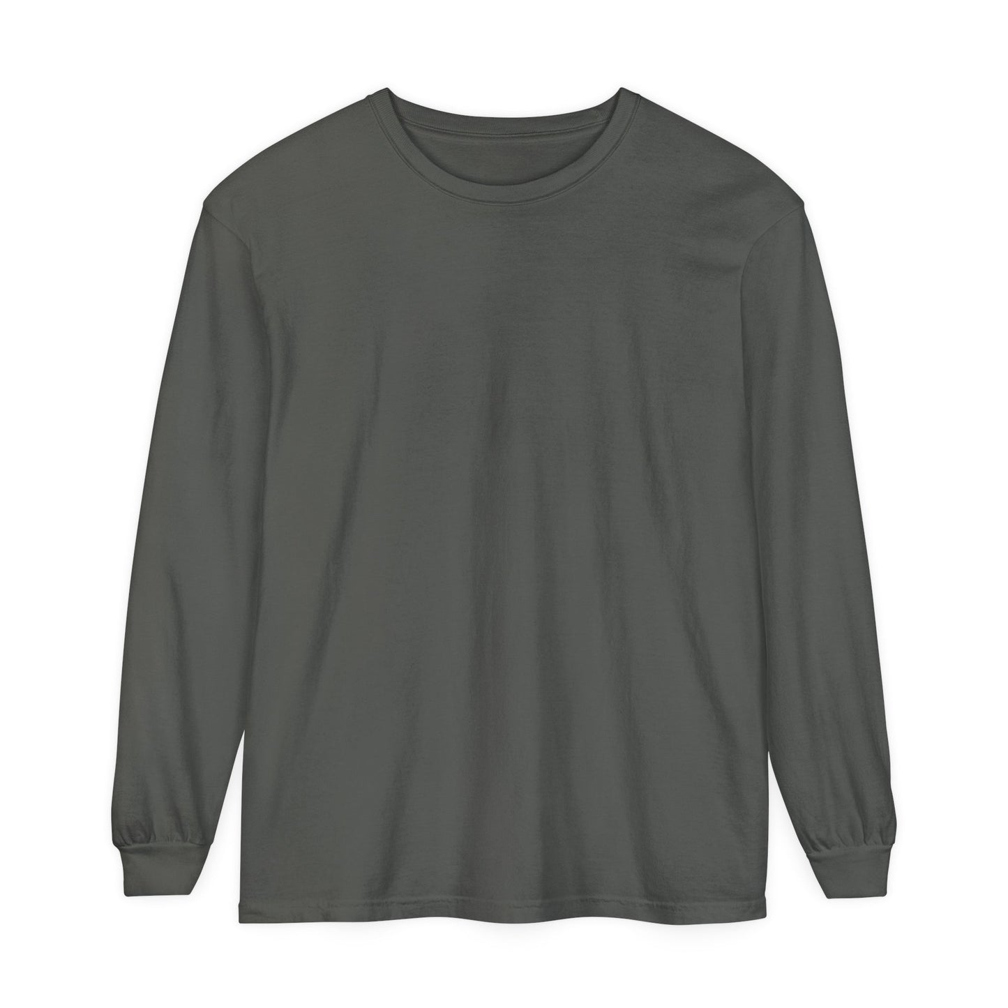 Custom Logo Comfort Colors Long Sleeve T-Shirt | Left Chest Print