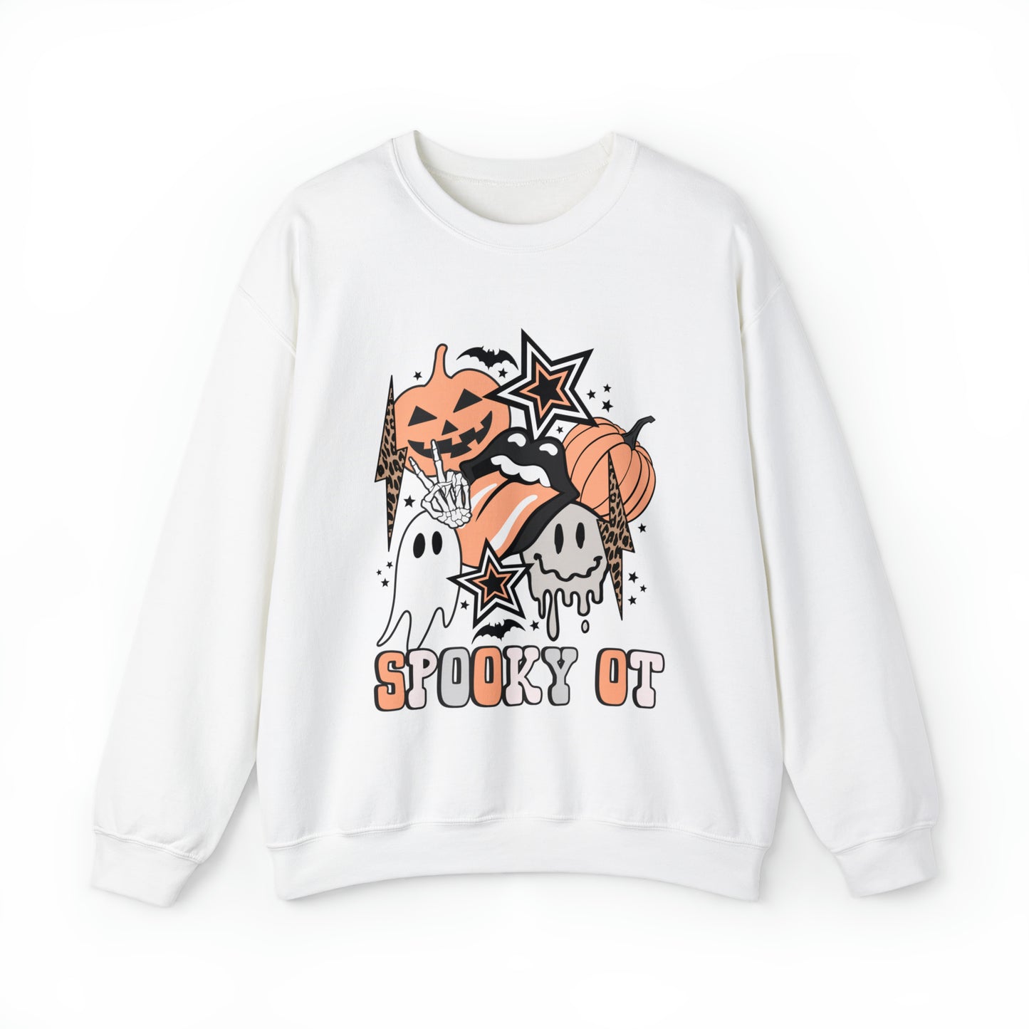 Spooky OT Retro Halloween Crewneck Sweatshirt