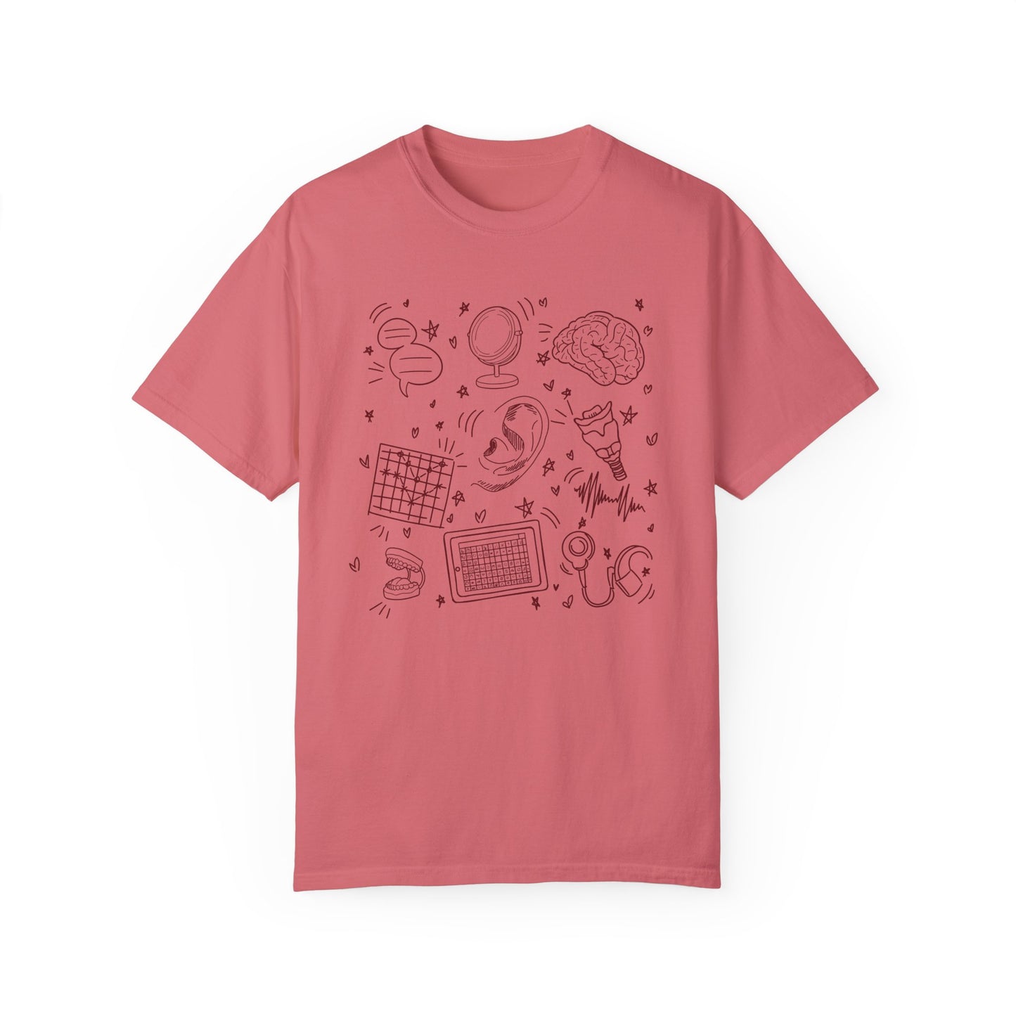 Speech & Hearing Doodles Comfort Colors T-Shirt