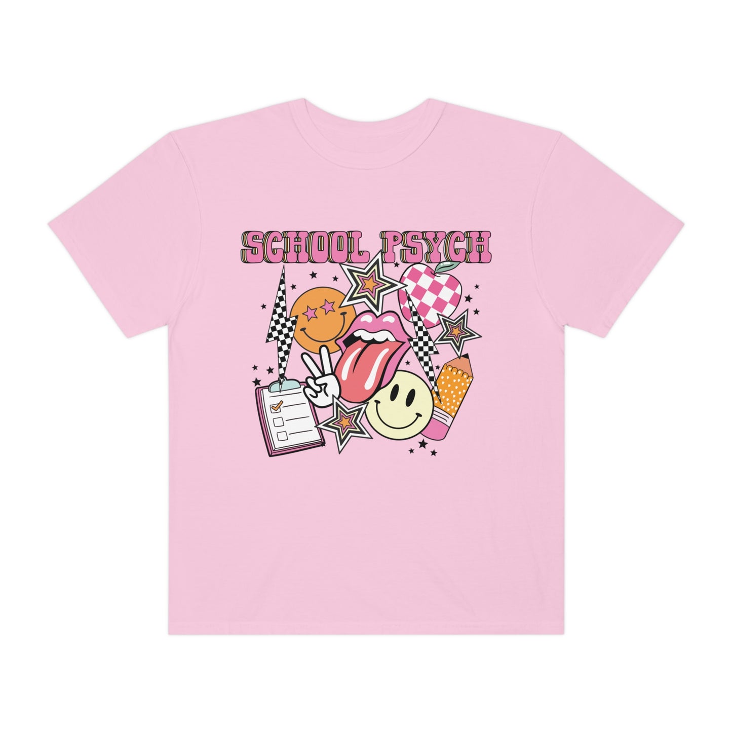 Retro School Psych Comfort Colors T-Shirt