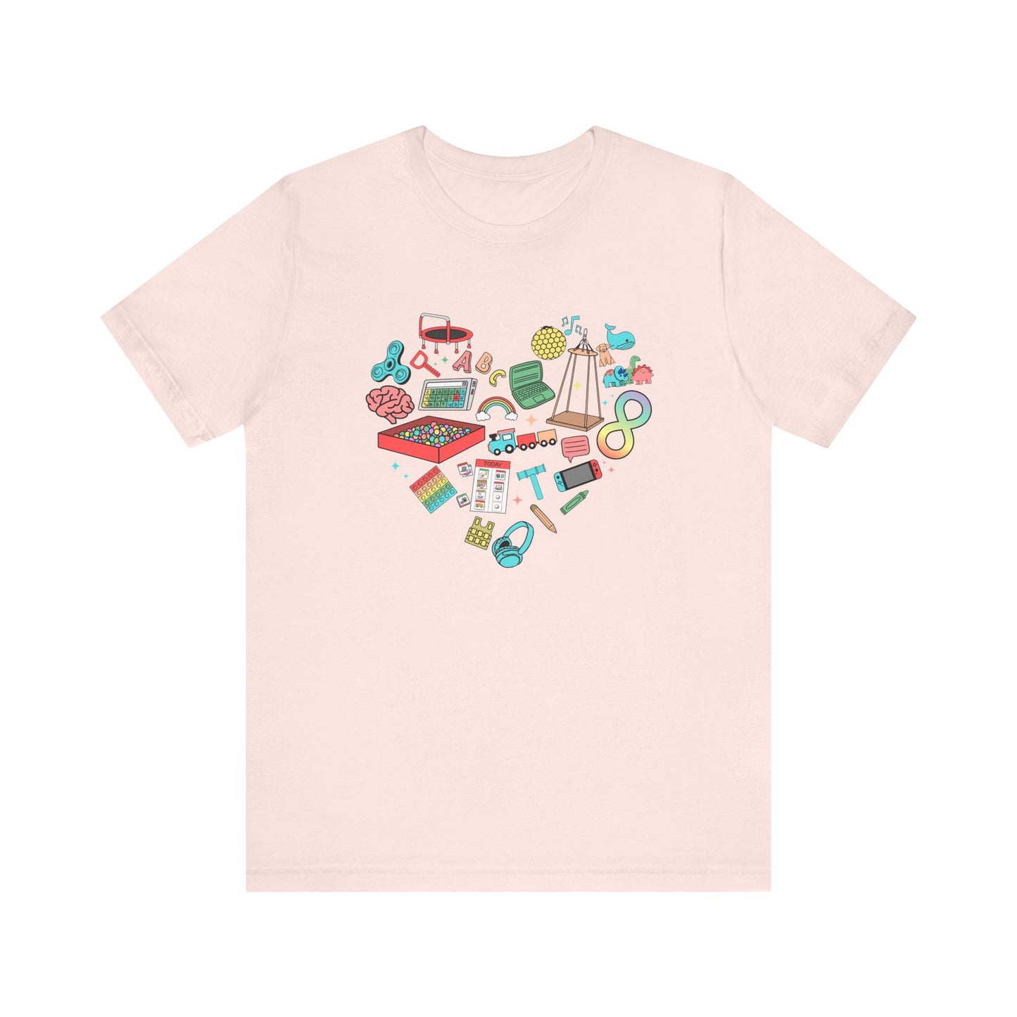 Autism Heart Jersey T-Shirt