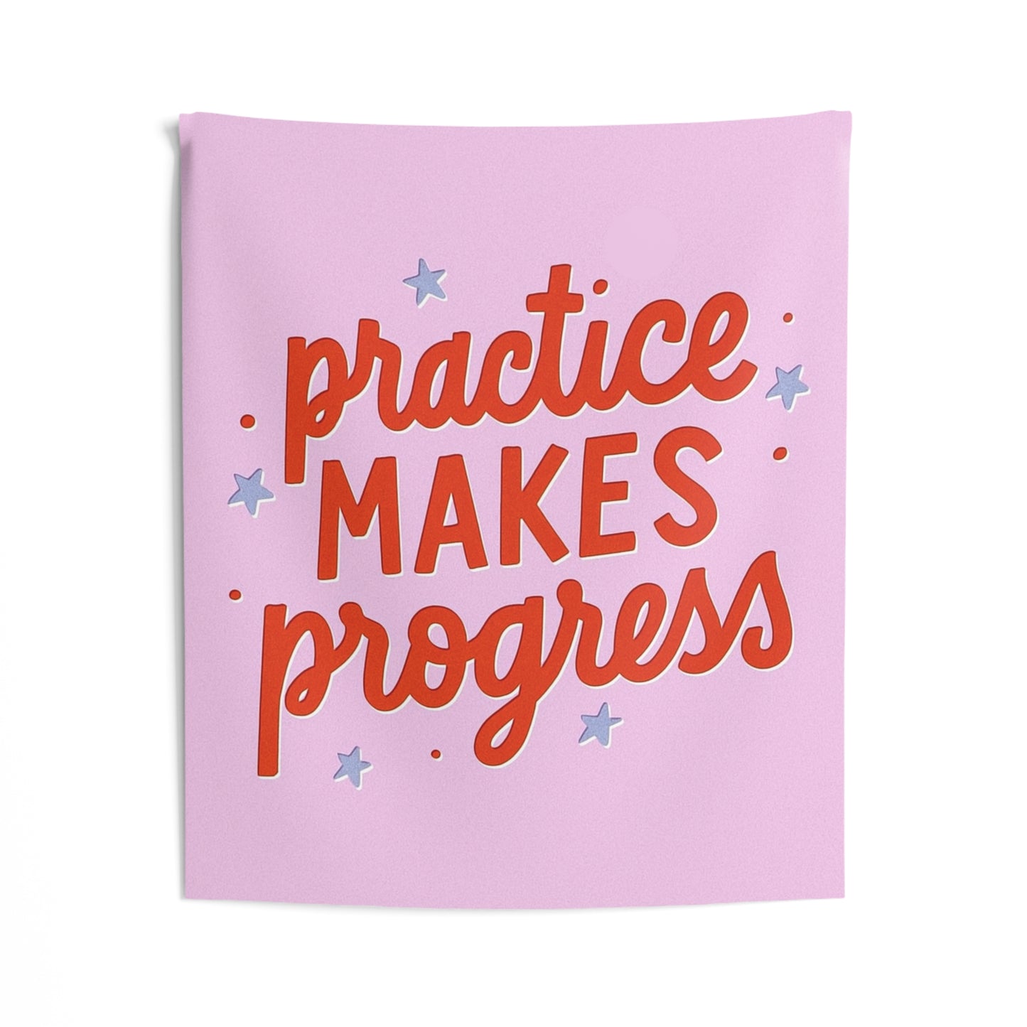 Practice Makes Progress Tapestry
