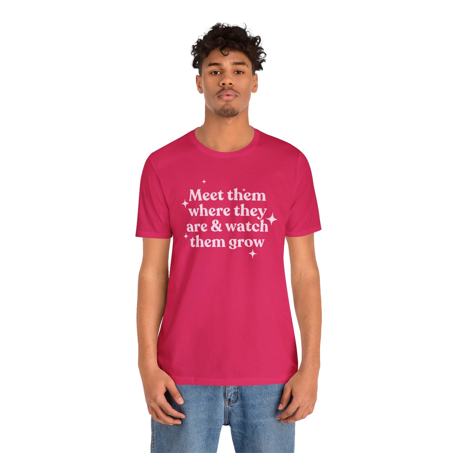 Meet Them Where They Are Jersey T-Shirt