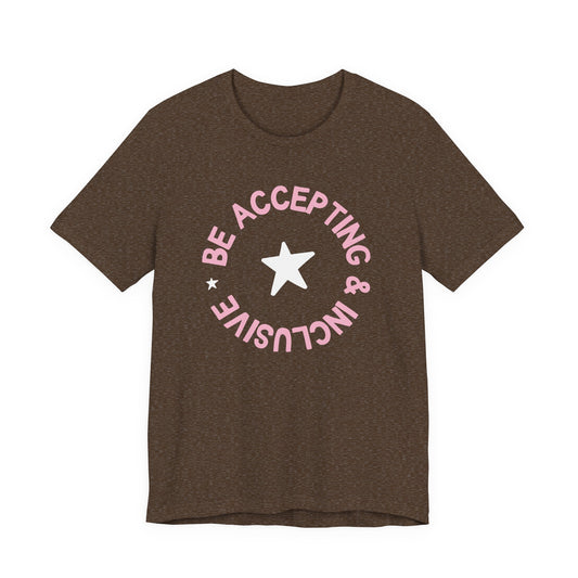 Be Accepting & Inclusive Jersey T-Shirt