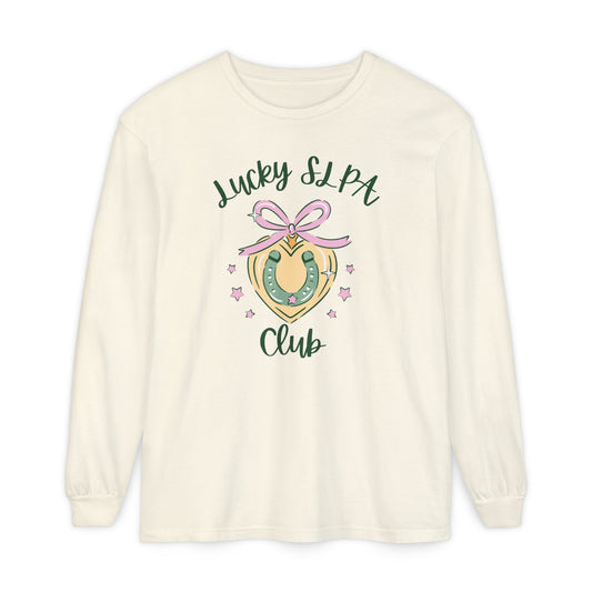 Lucky SLPA Club Long Sleeve Comfort Colors T-Shirt