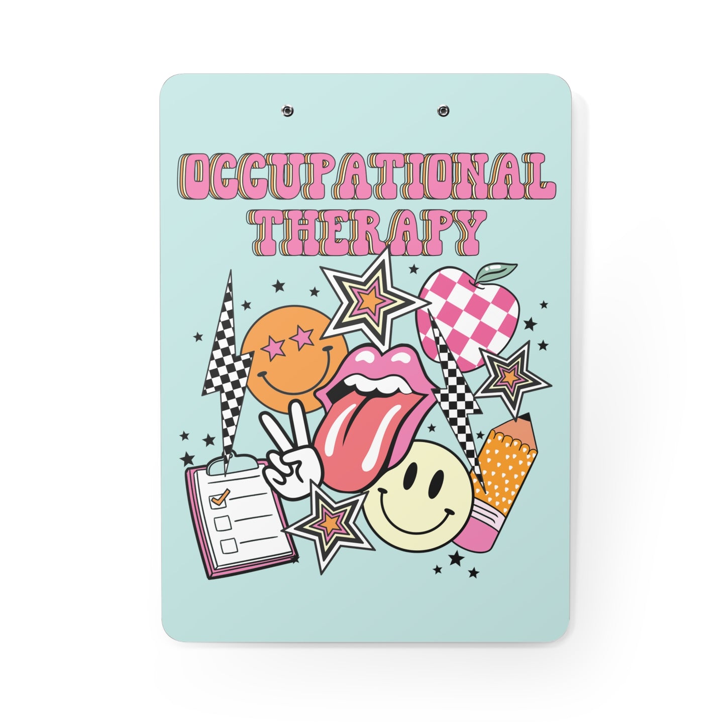 Retro Occupational Therapy Clipboard
