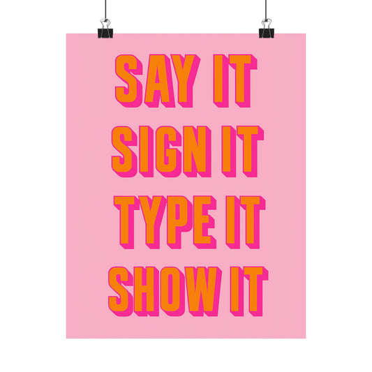 All the Ways to Communicate Poster