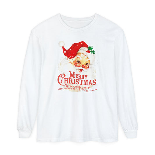 Spread Inclusion & Acceptance Holiday Long Sleeve Comfort Colors T-Shirt