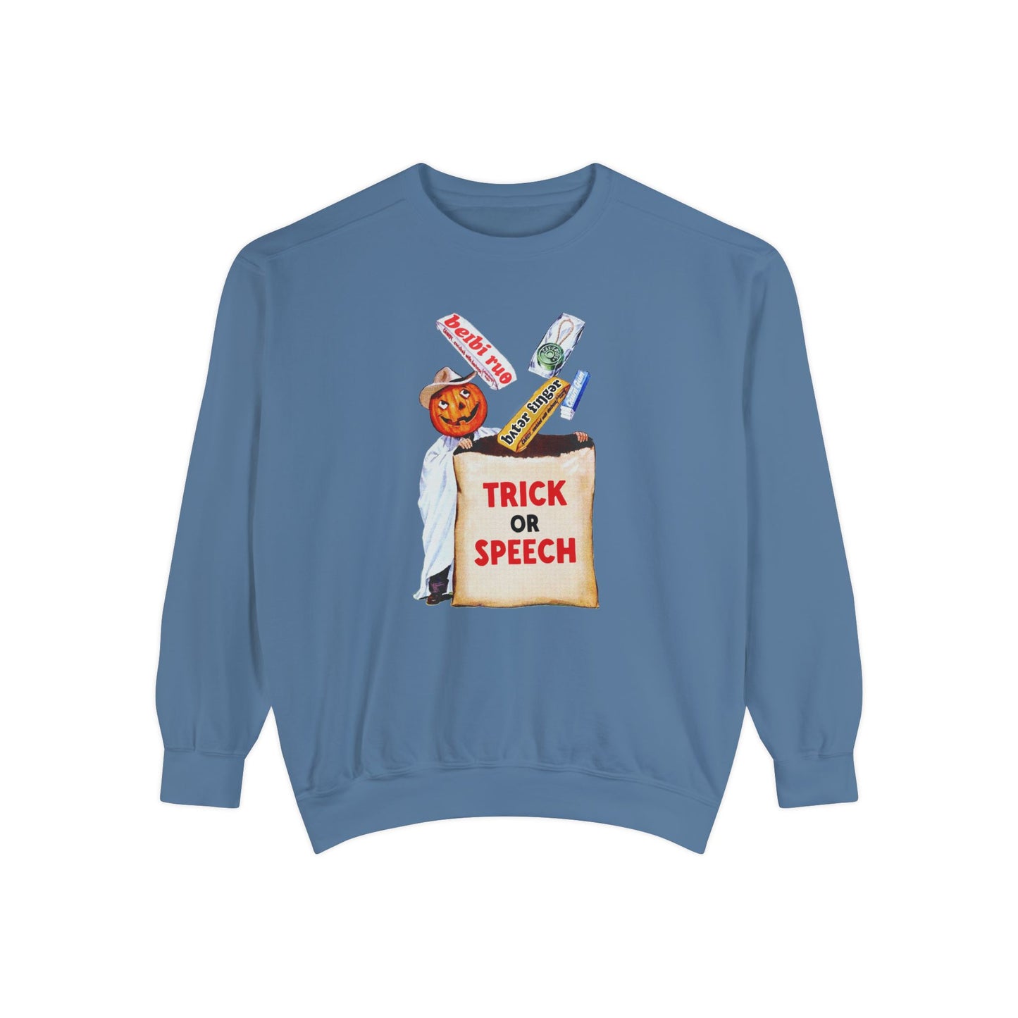 Trick or Speech Comfort Colors Sweatshirt