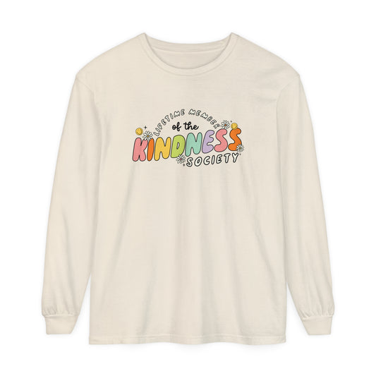 Kindness Society Long Sleeve Comfort Colors T-shirt