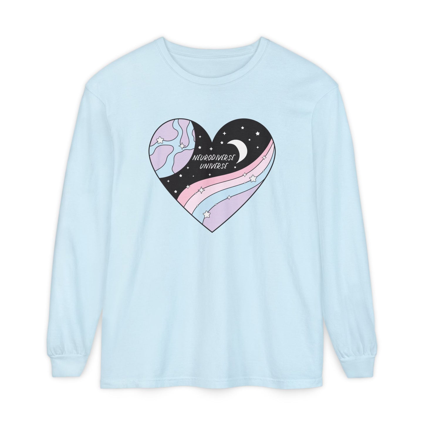 Neurodiverse Universe Long Sleeve Comfort Colors T-Shirt