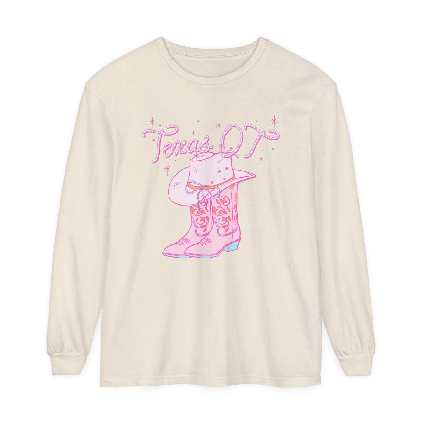 Texas OT Comfort Colors Long Sleeve T-Shirt