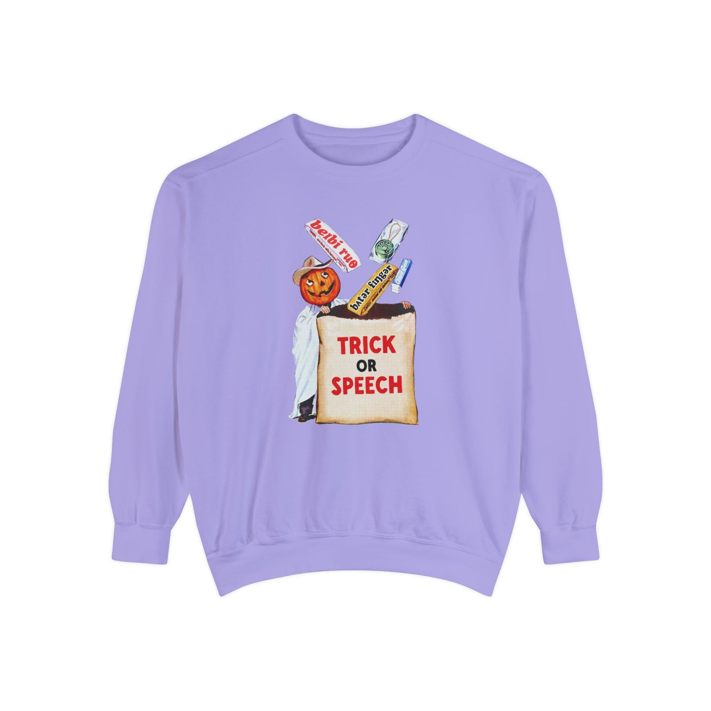 Trick or Speech Comfort Colors Sweatshirt