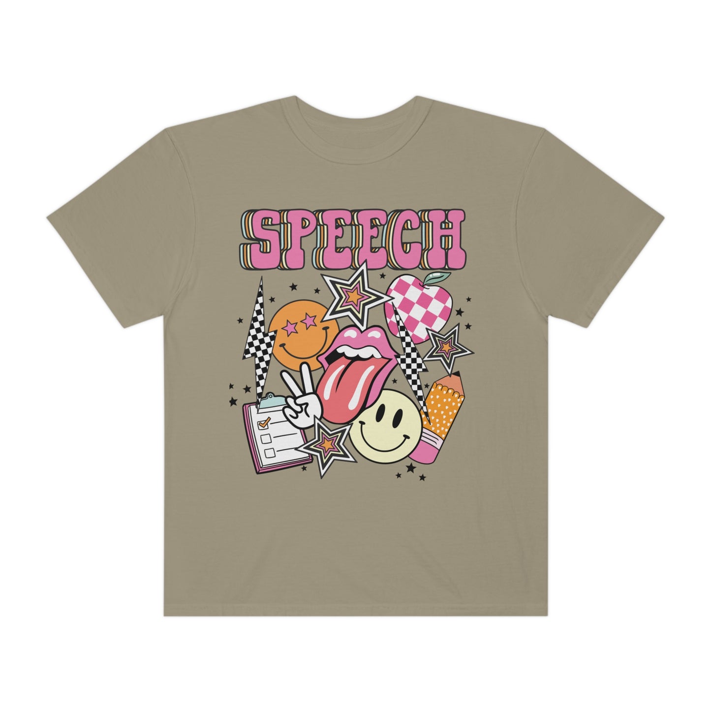 Retro Speech Comfort Colors T-Shirt