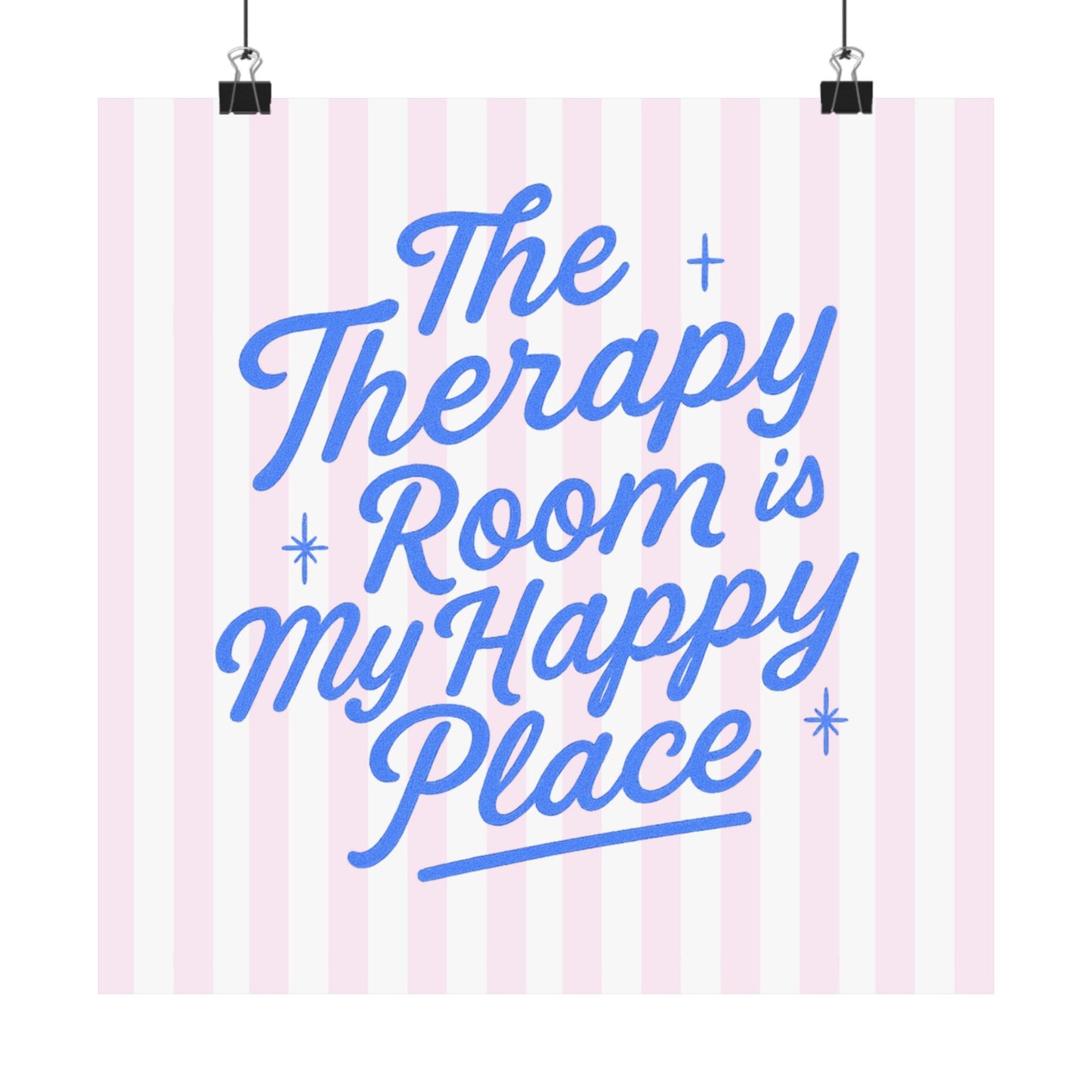 Therapy Room Happy Place Poster