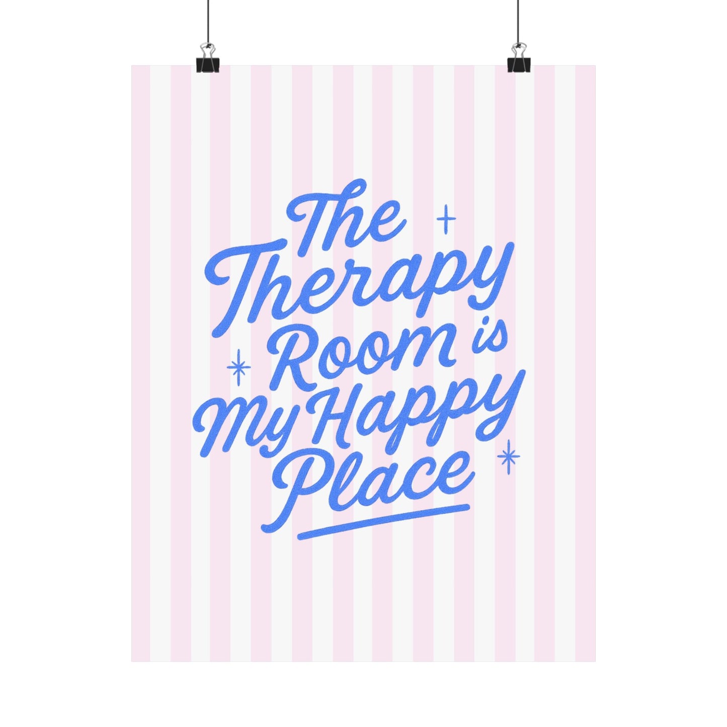 Therapy Room Happy Place Poster