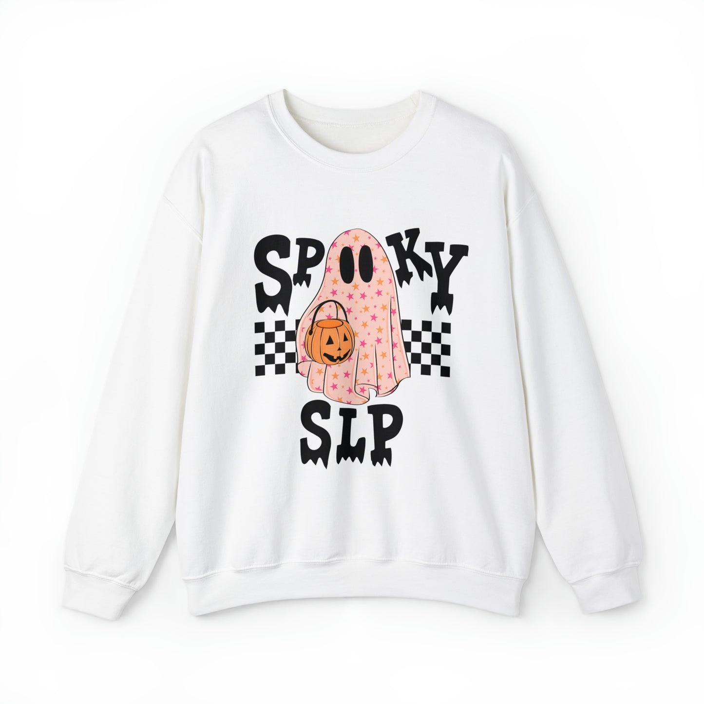 Spooky SLP Checkerboard Crewneck Sweatshirt