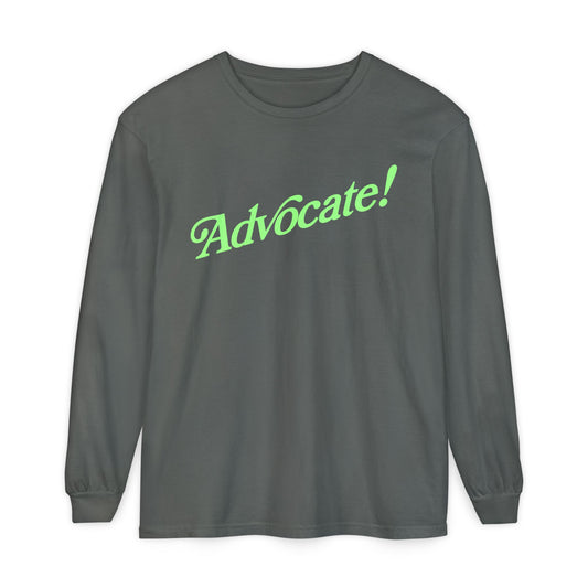 Advocate! Complementary Colors Long Sleeve Comfort Colors T-Shirt