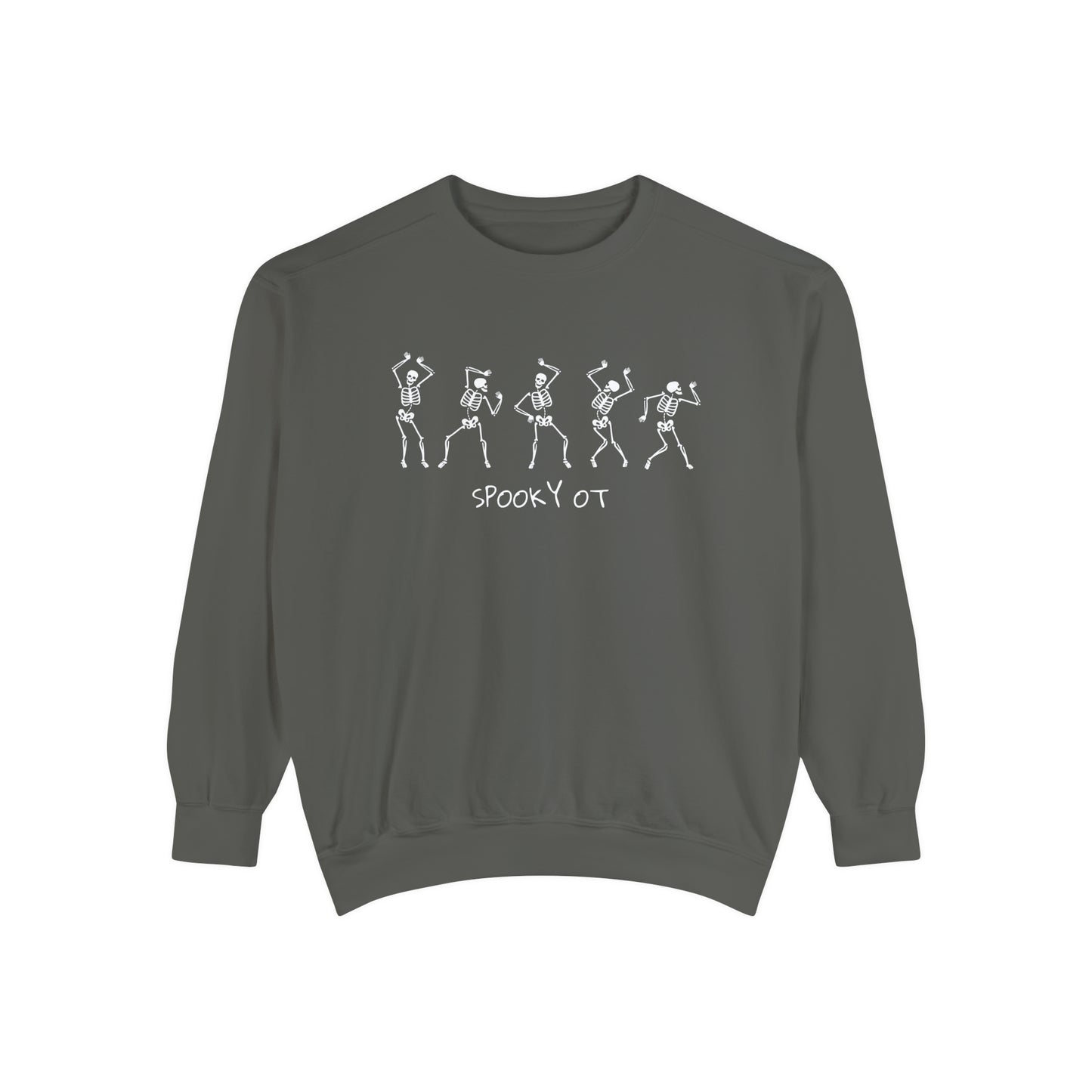 Spooky OT Skeletons Comfort Colors Sweatshirt