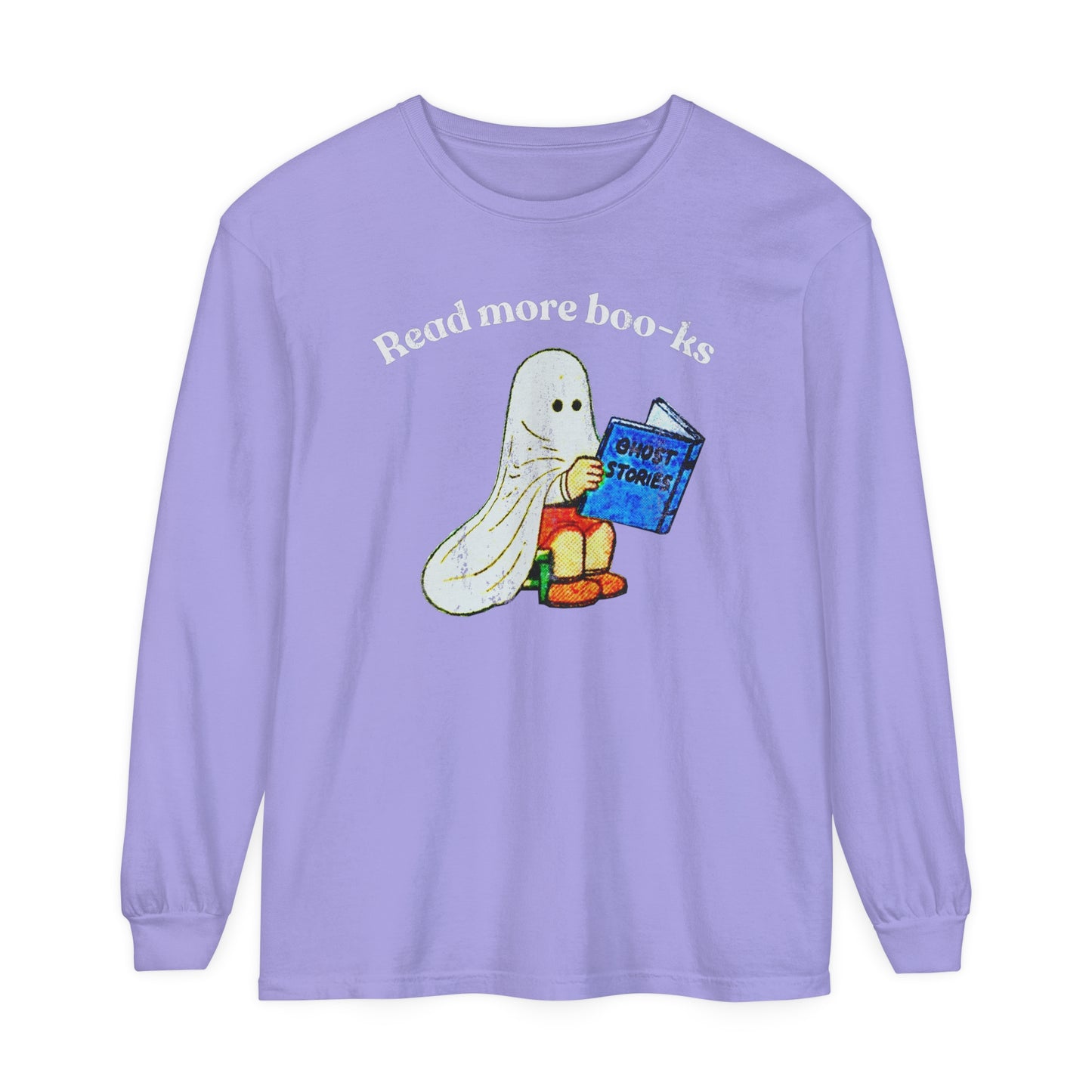 Read More Boo-ks Long Sleeve Comfort Colors T-Shirt