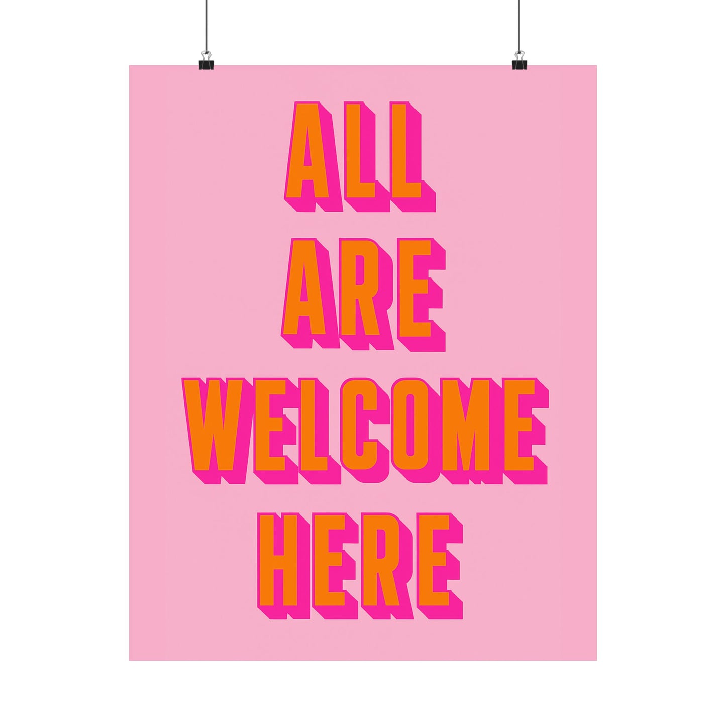 All Are Welcome Here Poster