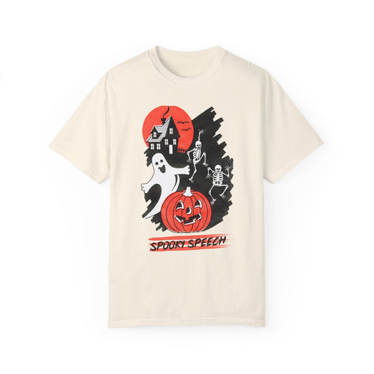 Spooky Speech Friends Comfort Colors T-Shirt