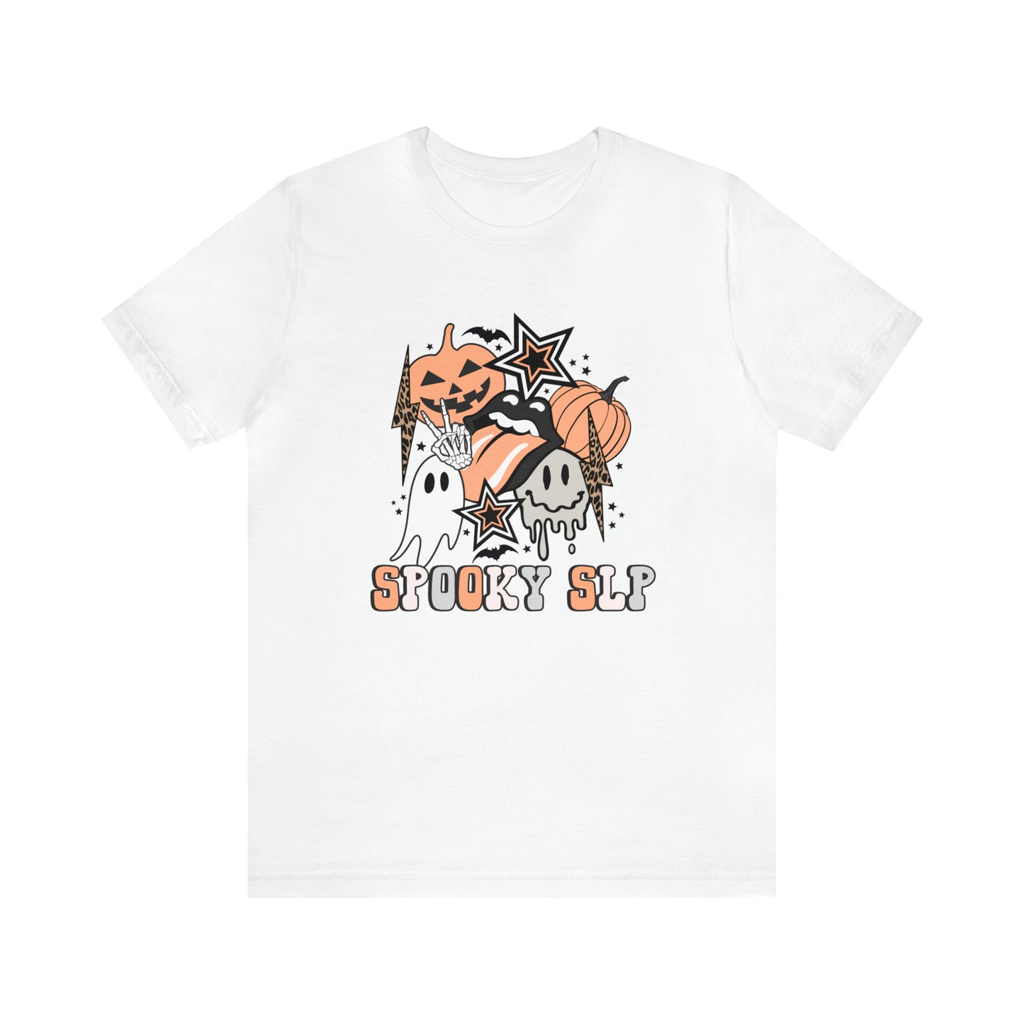 Spooky SLP Retro Halloween Jersey T-Shirt