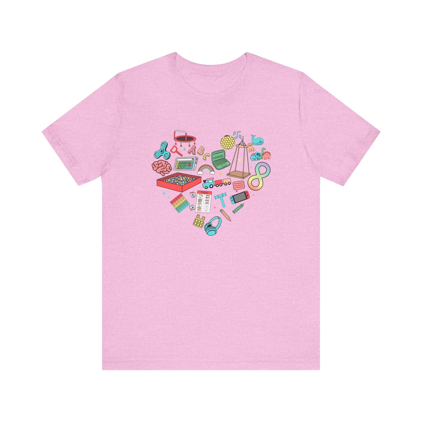 Autism Heart Jersey T-Shirt