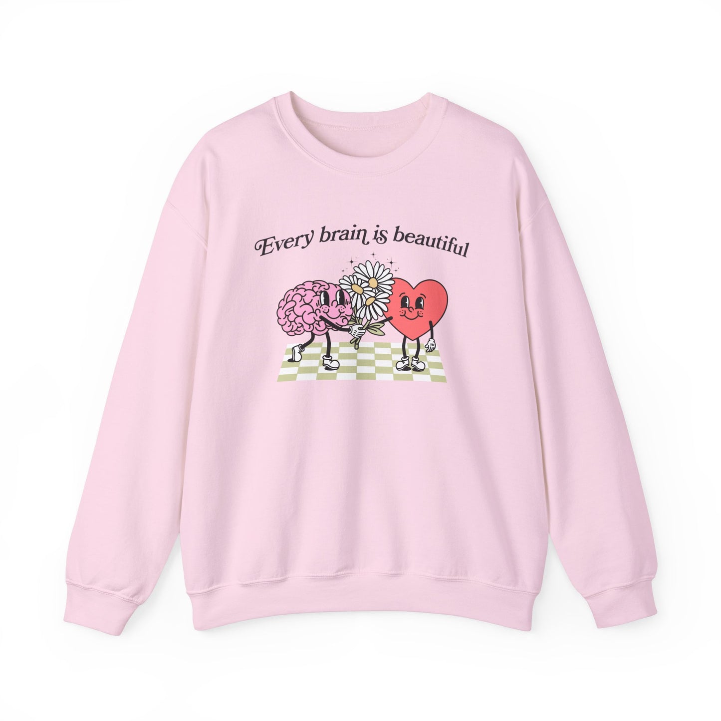 Every Brain Is Beautiful Crewneck Sweatshirt