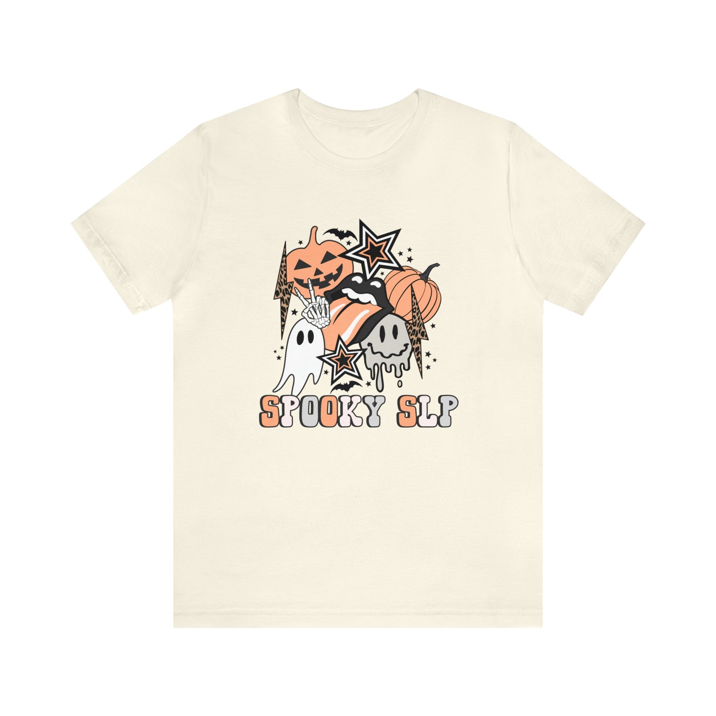 Spooky SLP Retro Halloween Jersey T-Shirt