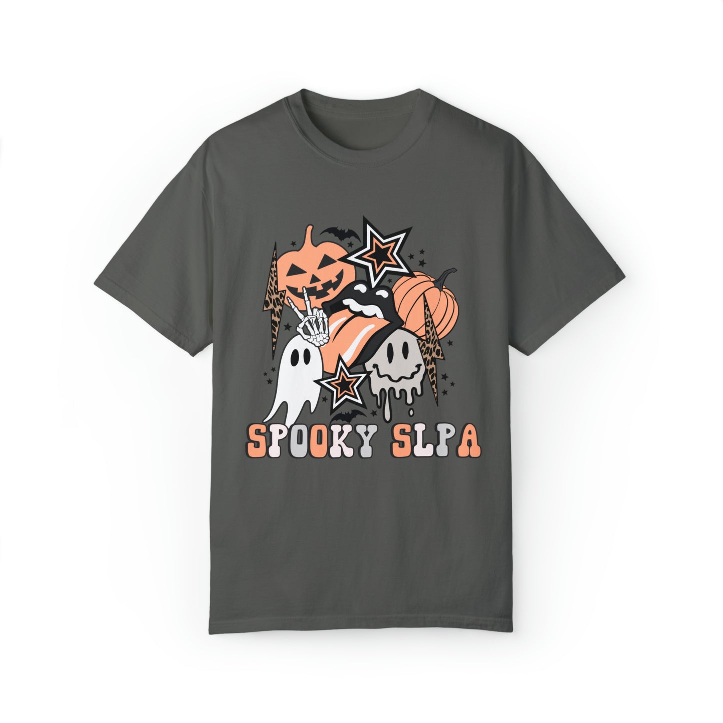 Spooky SLPA Retro Halloween Comfort Colors T-Shirt