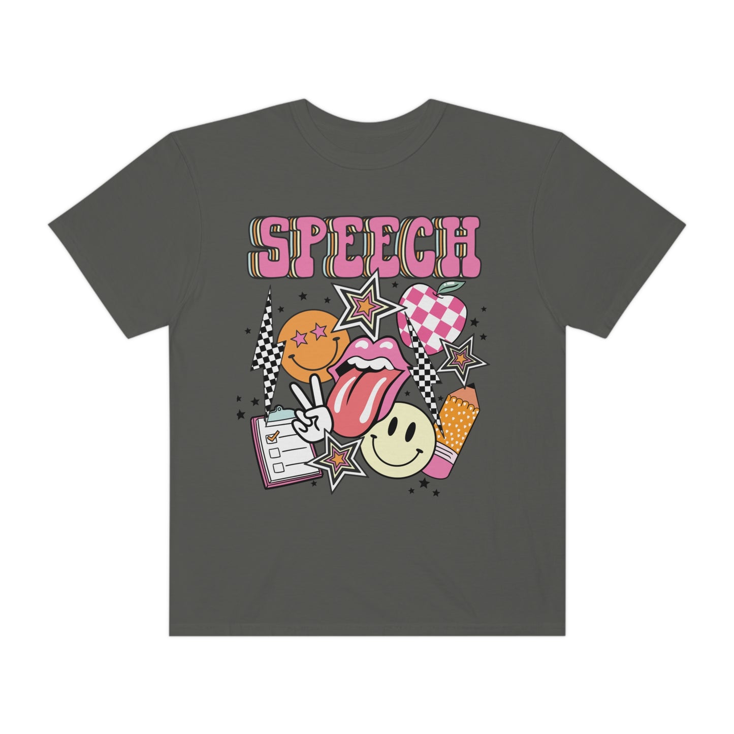 Retro Speech Comfort Colors T-Shirt