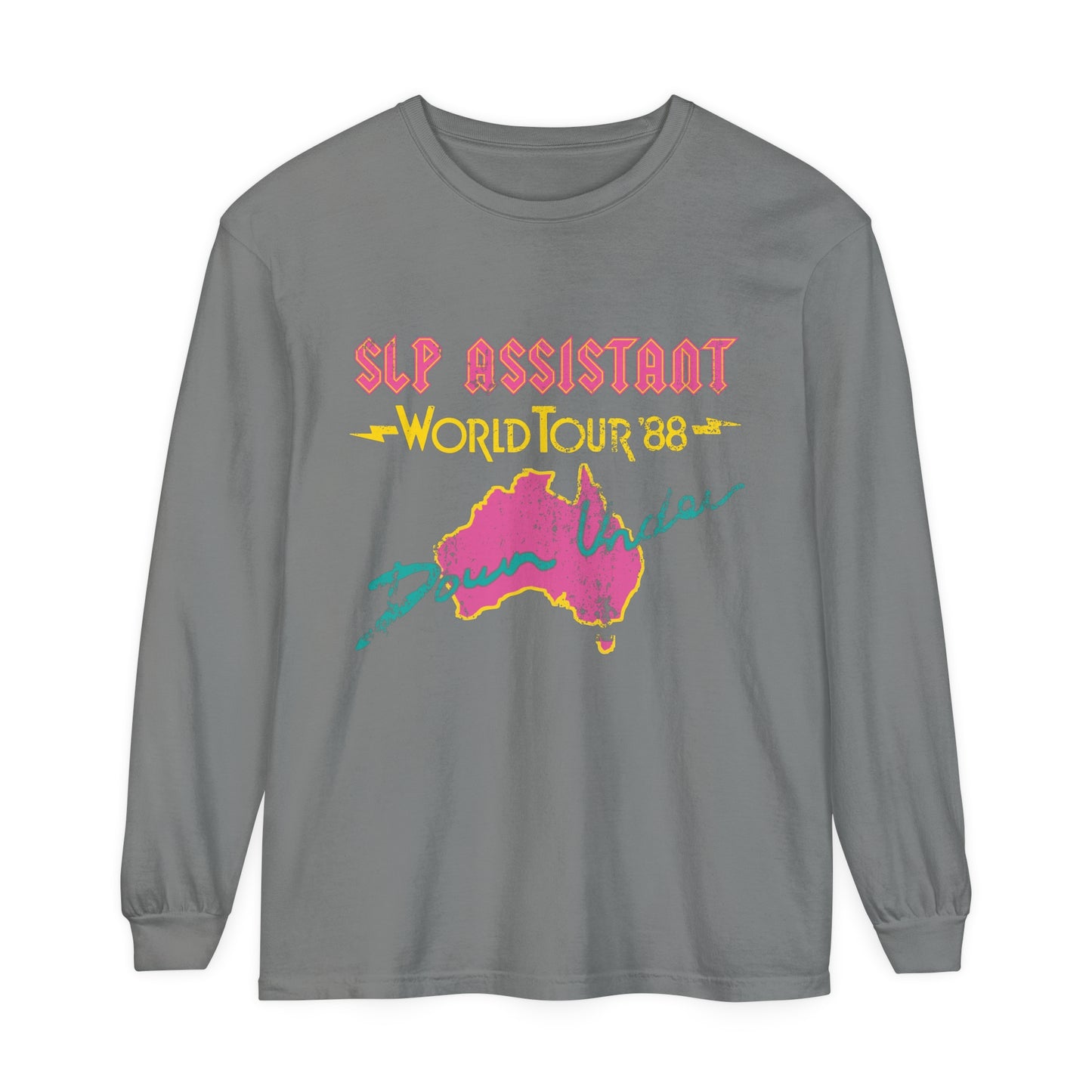 SLP Assistant World Tour Long Sleeve Comfort Colors T-Shirt