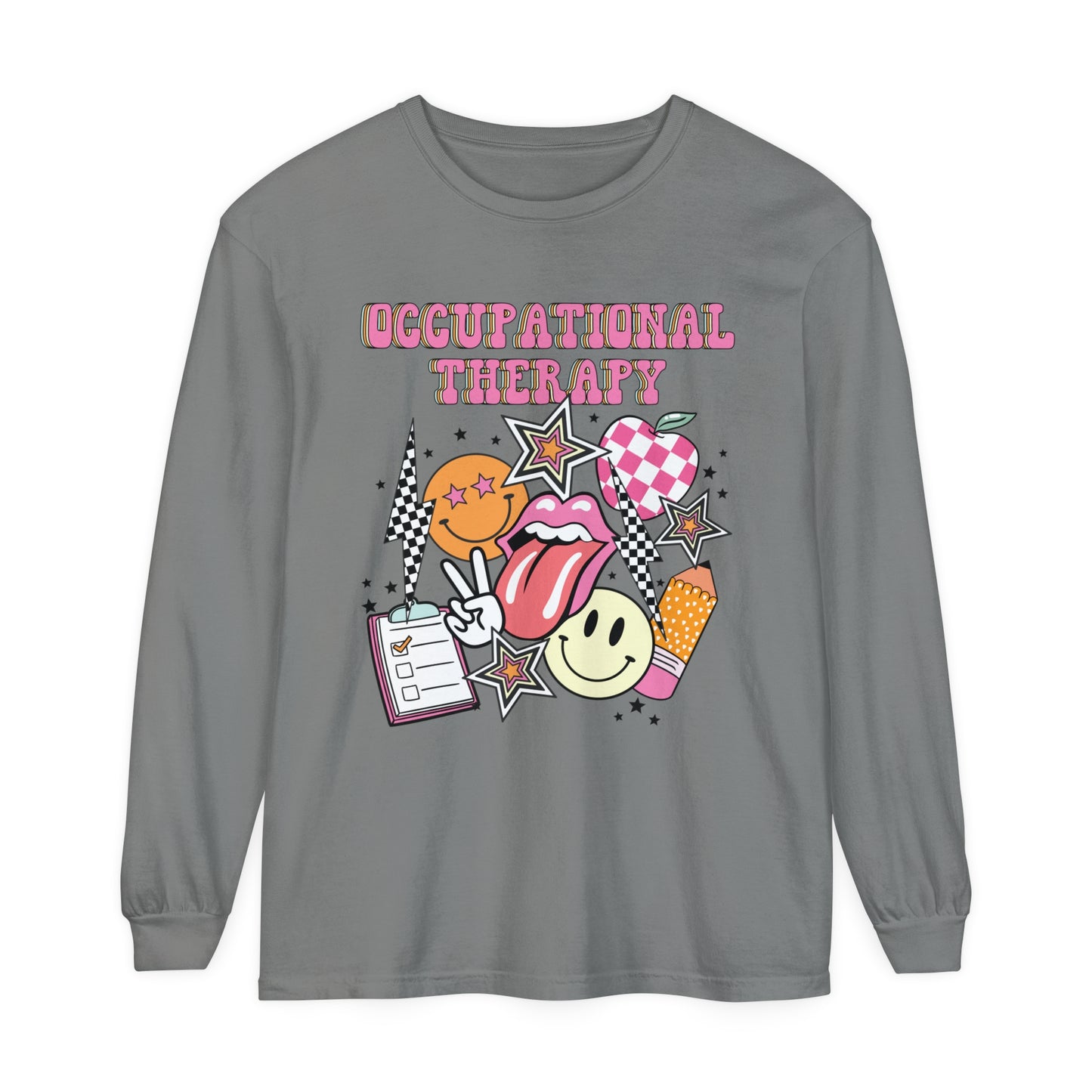 Retro OT Long Sleeve Comfort Colors T-shirt