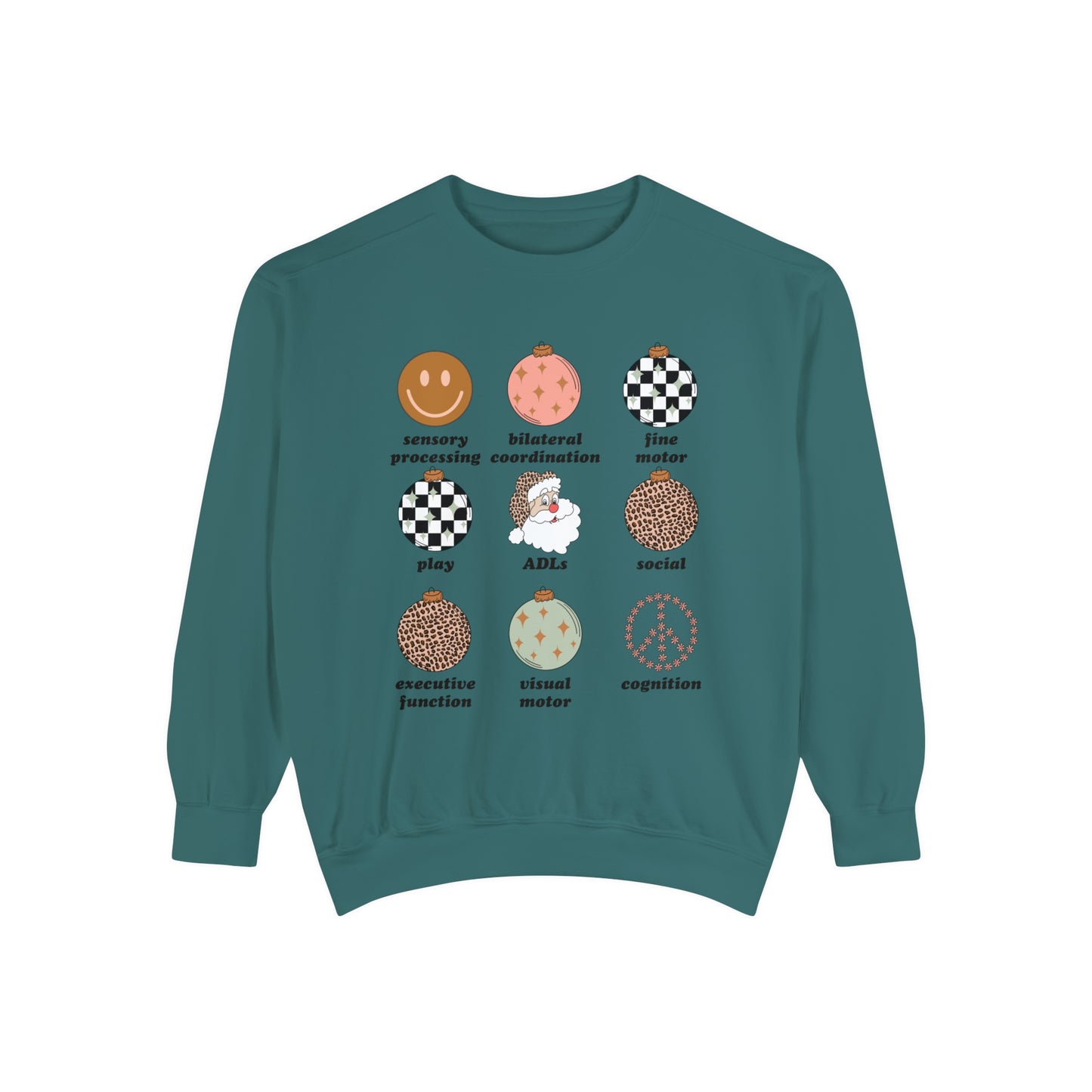 Retro Holiday OT Scope of Practice Comfort Colors Sweatshirt