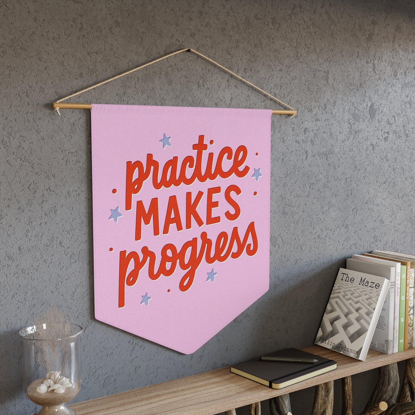 Practice Makes Progress Pennant