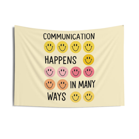 Communication Happens in Many Ways Tapestry