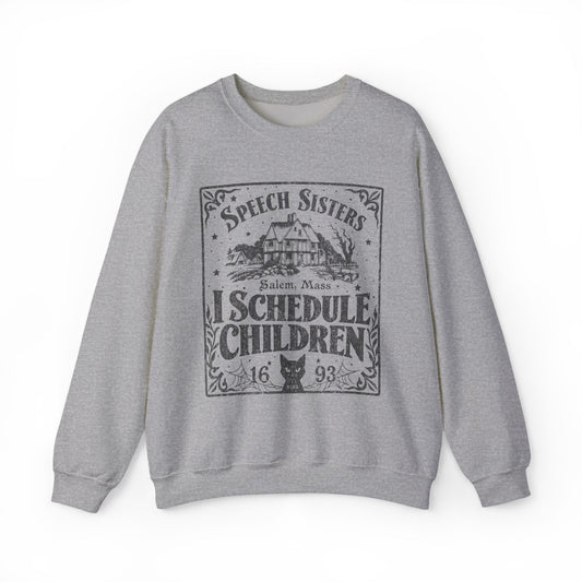 I Schedule Children Crewneck Sweatshirt