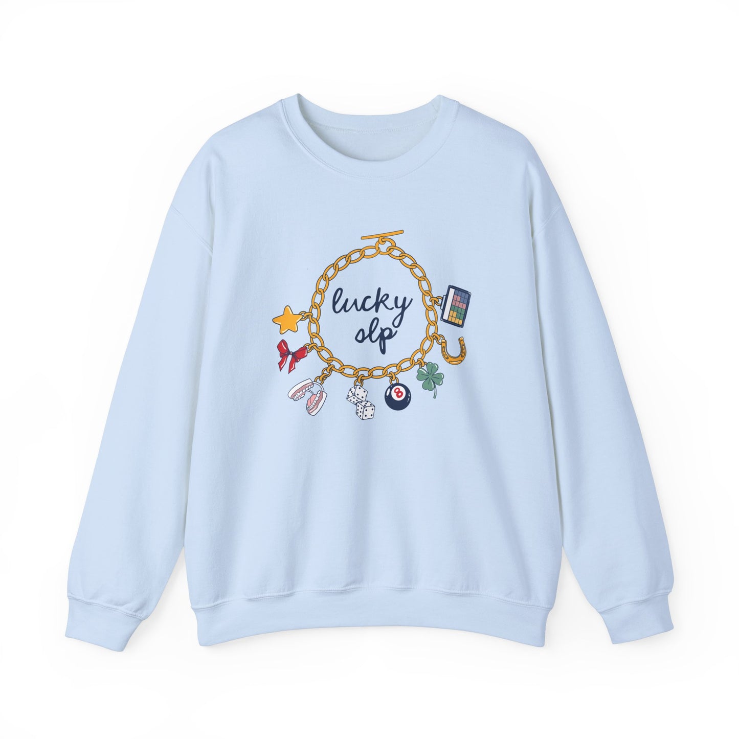 Lucky SLP Charm Bracelet Crewneck Sweatshirt