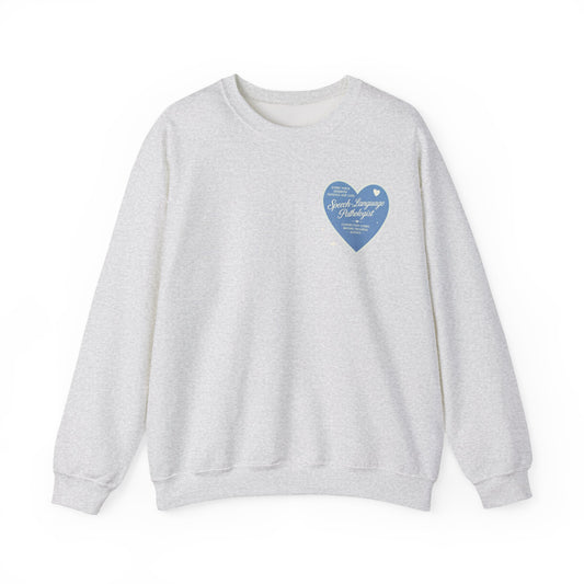 SLP Heart Patch Sweatshirt | Front and Back Print
