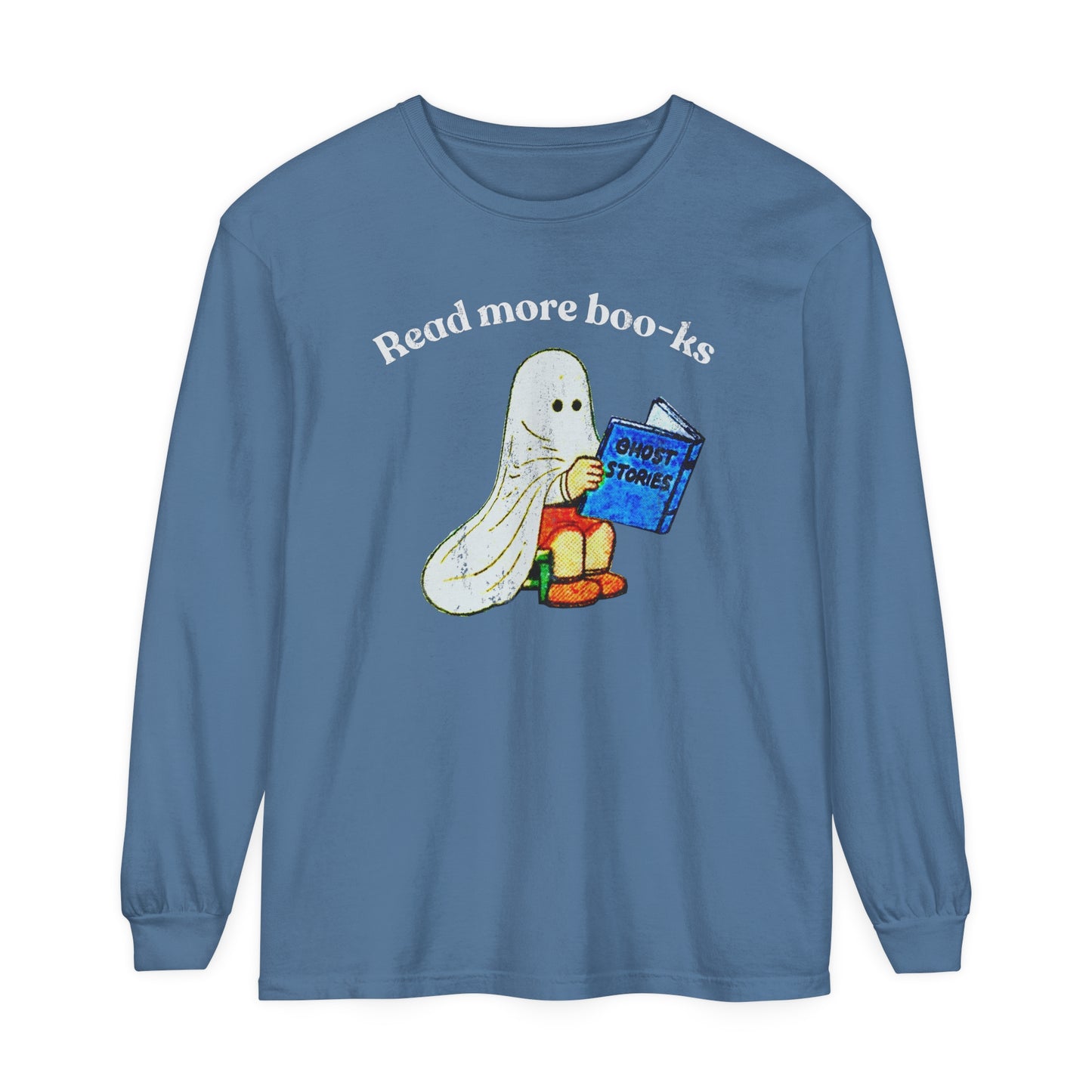 Read More Boo-ks Long Sleeve Comfort Colors T-Shirt
