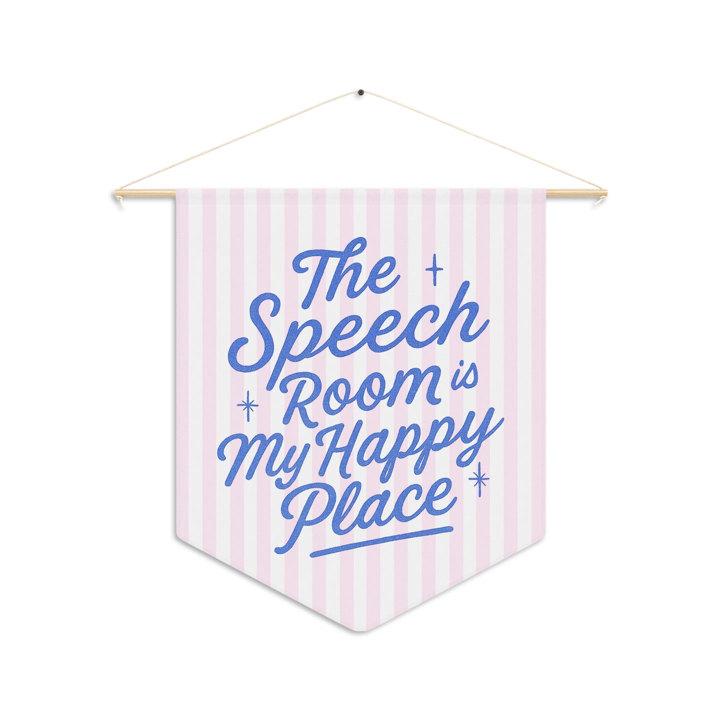 Speech Room Happy Place Pennant