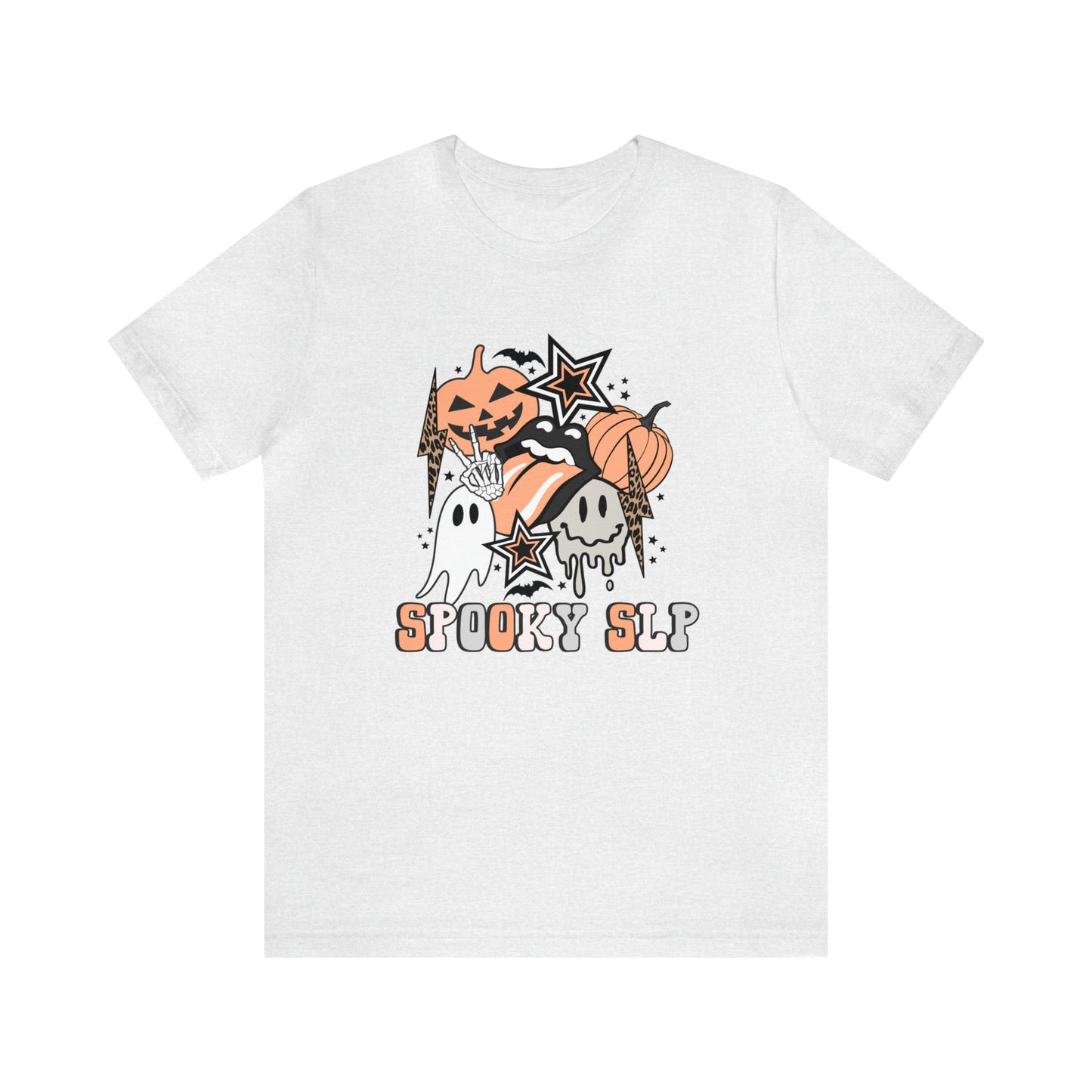 Spooky SLP Retro Halloween Jersey T-Shirt