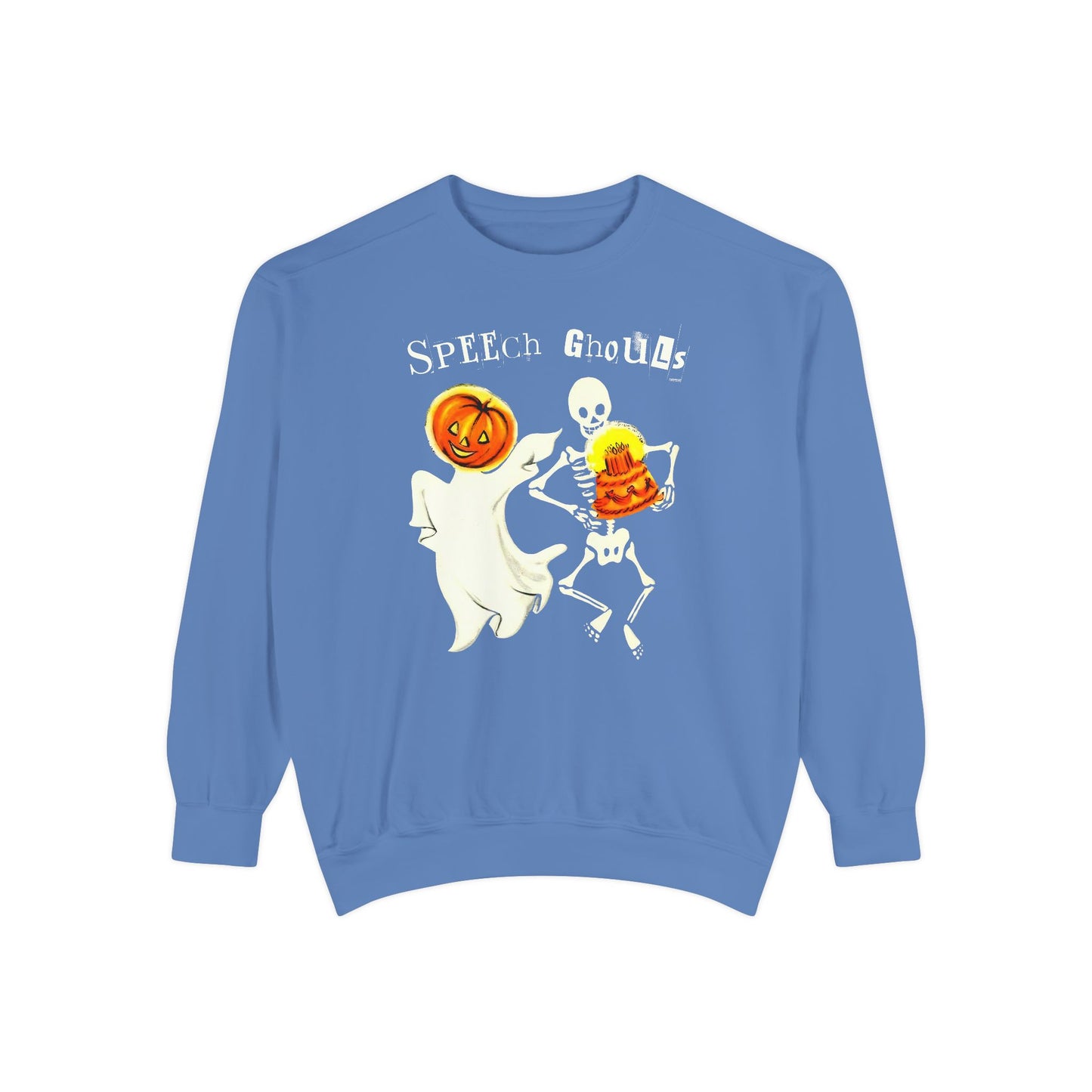 Speech Ghouls Comfort Colors Sweatshirt