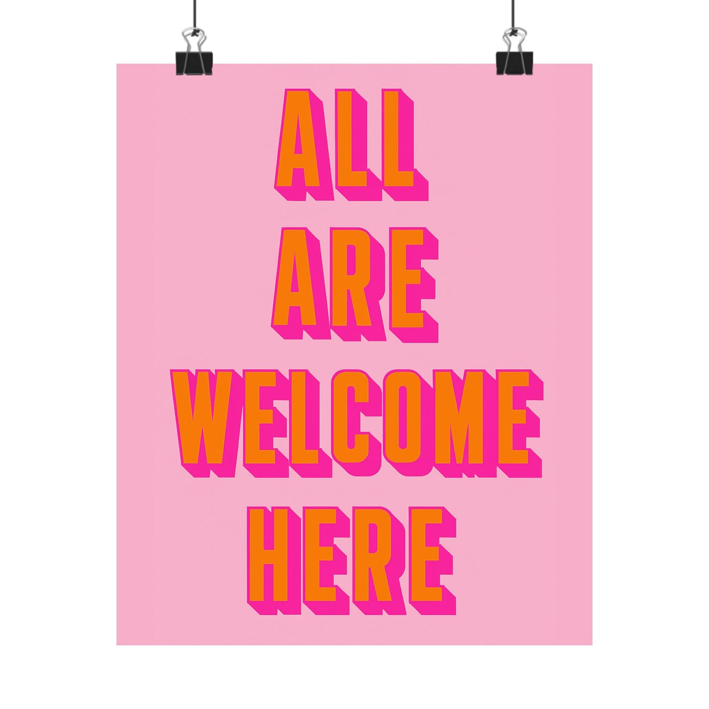 All Are Welcome Here Poster