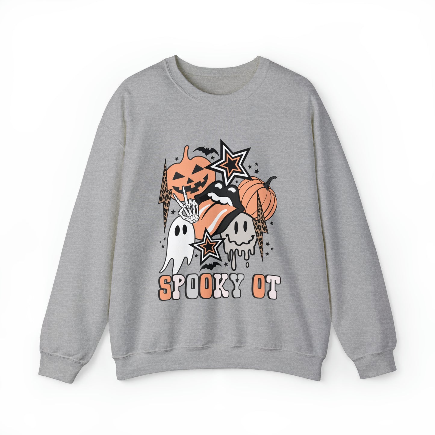 Spooky OT Retro Halloween Crewneck Sweatshirt