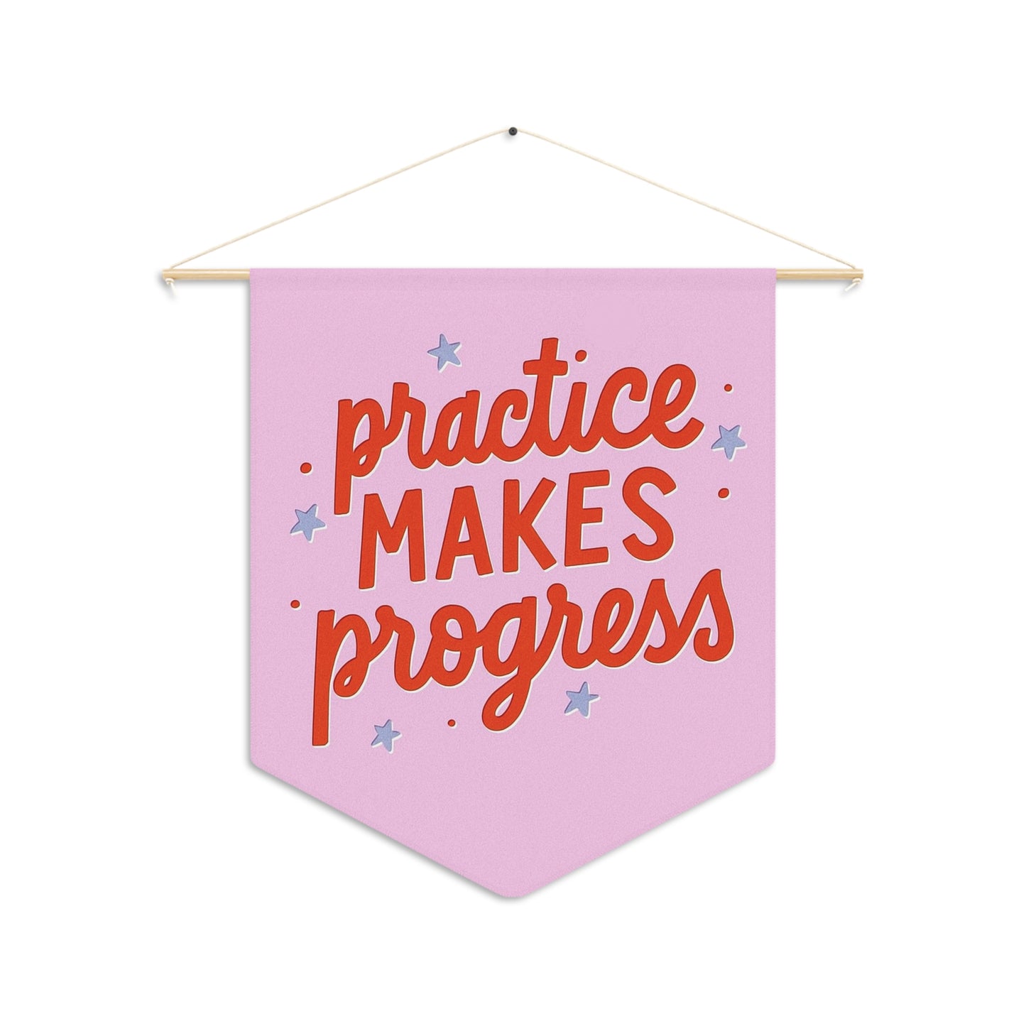 Practice Makes Progress Pennant
