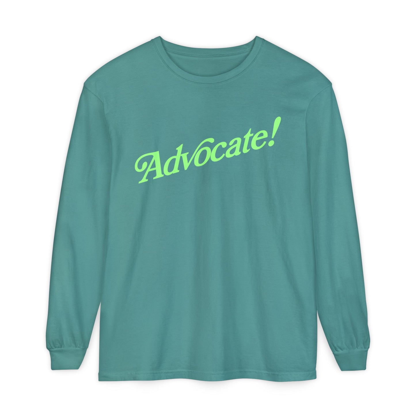 Advocate! Complementary Colors Long Sleeve Comfort Colors T-Shirt