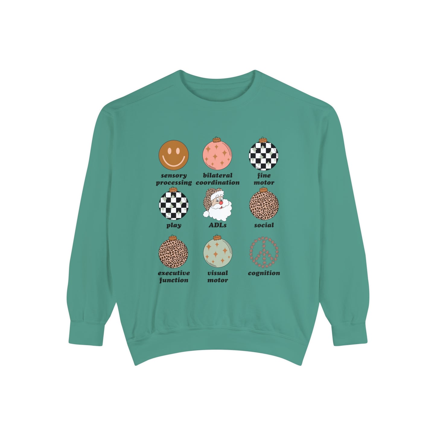 Retro Holiday OT Scope of Practice Comfort Colors Sweatshirt