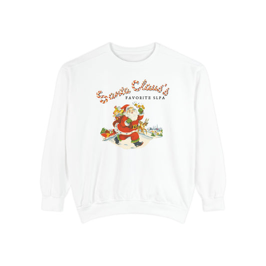 Santa Claus's Favorite SLPA Comfort Colors Sweatshirt